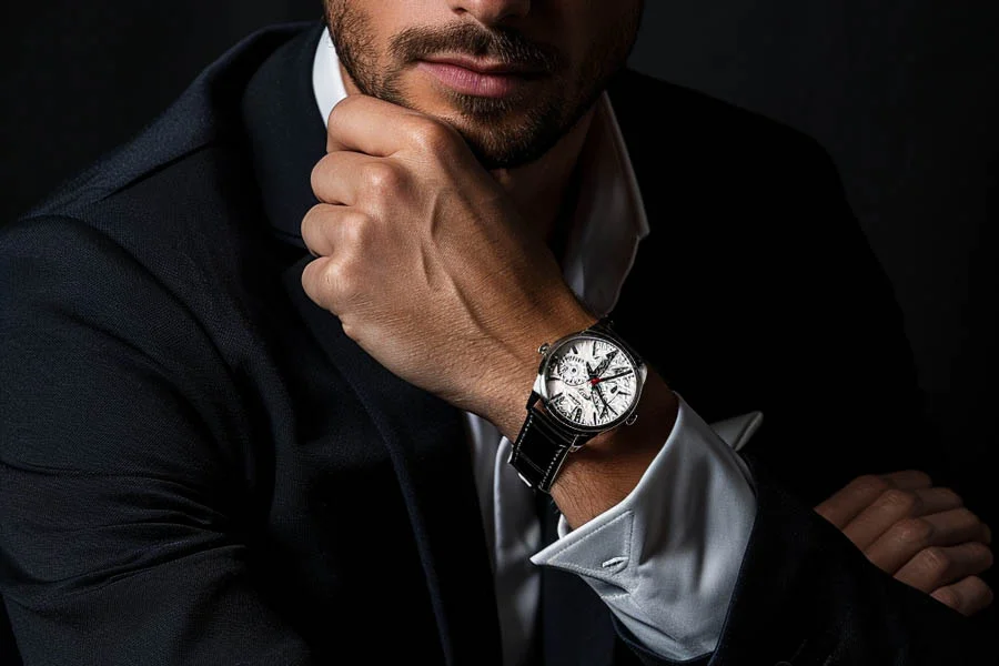 Elegant Luxury Men’s Transparent Watch
