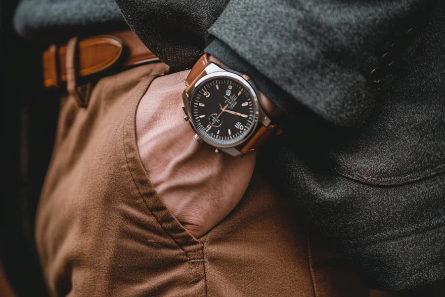 Elegant Luxury Men’s Transparent Watch