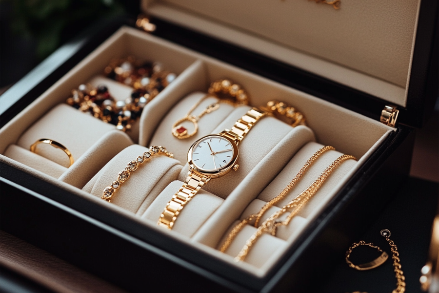 Luxury Rose Gold Ladies Watch