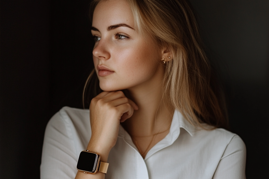 IP68 Waterproof Fitness Smartwatch